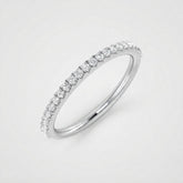 Diamond Half Eternity Ring Anniversary Gift Gold Platinum UK