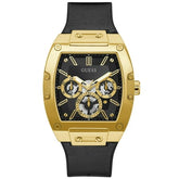 GUESS Men's Watch GW0202G1 – Black Dial, Stainless Steel Case