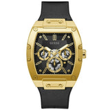 GUESS Men's Watch GW0202G1 – Black Dial, Stainless Steel Case