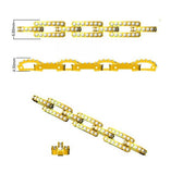 Luxury 18K White Gold Diamond Jewellery Bracelet