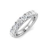 1.60Carat D-E/VS Lab Grown Diamond Half Eternity Wedding Ring 9k White Gold Ready To Ship
