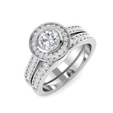Diamond Whitehass Engagement Ring | 1ct | Hallmarked Gold & Platinum