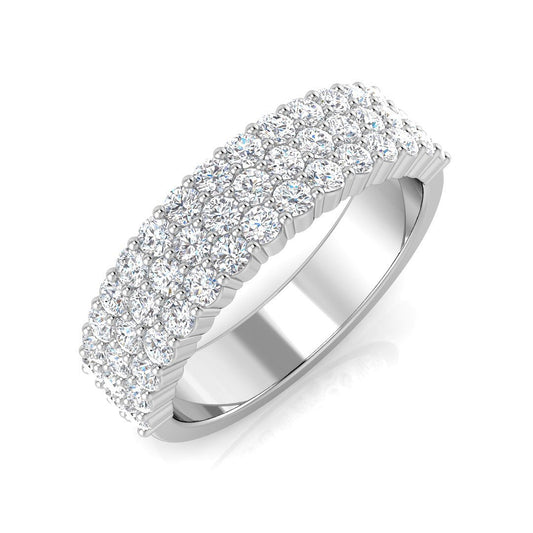 Diamond Half Eternity Ring | 0.75ct & 1ct | Natural & Lab Diamond