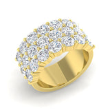 Diamond Half Eternity Ring | 5ct | Hallmarked Gold & Platinum