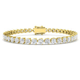 Natural Diamond Bracelet, Diamond Tennis Bracelet, Platinum Diamond Bracelet, Round Diamond Bracelet