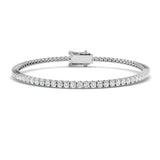 18kt White Gold 2.11ct Lab Grown Diamond Tennis Bracelet