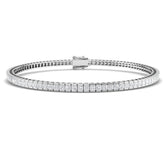 Natural Diamond Bracelet, Princess Cut Diamond Bracelet, Diamond Tennis Bracelet, Channel Set Diamond Bracelet