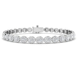 9K Yellow Gold Tennis Bracelet