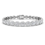 Natural Diamond Link Bracelet