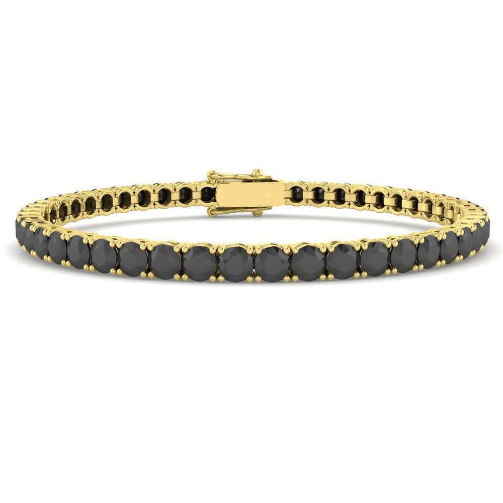 Round Cut Diamond Bracelet, Prong Set Diamond Bracelet, Luxury Diamond Bracelet, Fine Jewelry Bracelet