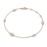 Platinum Jewelry, Delicate Diamond Bracelet, Fine Jewelry Bracelet