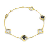 Gold Chain Bracelet, Luxury Bracelet, Anniversary Gift