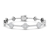 Clover Diamond Tennis Bracelet