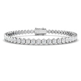 Lab Grown Diamond Bracelet, Platinum Diamond Bracelet, Diamond Tennis Bracelet