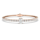 Modern Diamond Bracelet, Anniversary Gift Bracelet, Womens Diamond Bracelet