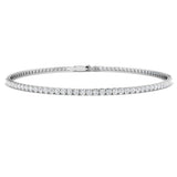 Lab Grown Diamond Bracelet, Diamond Tennis Bracelet, Round Diamond Bracelet, Solid Gold Bracelet