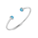 Bracelet de tennis de luxe en or et platine, serti de diamants ronds.
