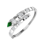 Bracelet de tennis de luxe en or et platine, serti de diamants ronds.
