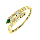 Bracelet de tennis de luxe en or et platine, serti de diamants ronds.