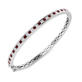 Clover Diamant-Kettenarmband mit Lünetten- und Pavé-Fassung aus Naturdiamanten in Platin