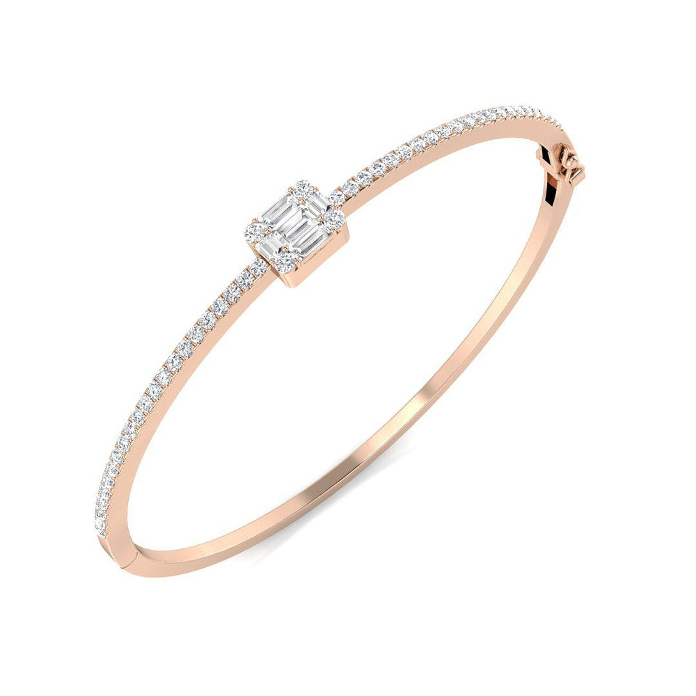 Luxury Diamond Bracelet, Womens Diamond Bangle, Anniversary Gift Bracelet