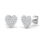 0.25 Carat Natural/Lab Grown Diamond Cluster Earring In 9K/18K Hallmarked Gold