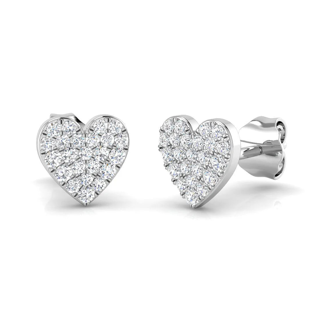 0.25 Carat Natural/Lab Grown Diamond Cluster Earring In 9K/18K Hallmarked Gold