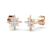 Toony Fancy Gold Diamond Earrings - Luxurious 0.1ct Gemstone Elegance