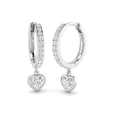 Natural Diamond Drop Earring In 9K/18K Hallmarked Gold