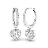 Natural Diamond Drop Earring In 9K/18K Hallmarked Gold
