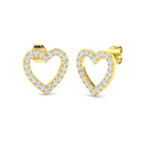 0.25 to 0.50 Carat Natural/Lab Grown Diamond Stud Earring In 9K/18K Hallmarked Gold