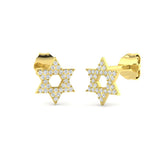 Gold Diamond Earrings - Elegant 0.1ct Shape Jewelry Accessory