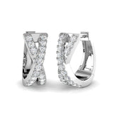 Hoop Earrings - Maisy Luxury 0.5ct Elegant Style Gold