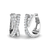 Hoop Earrings - Maisy Luxury 0.5ct Elegant Style Gold