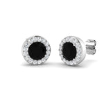 Elegant Teggy 2ct Halo Diamond Earrings in Gold - Luxury Jewelry
