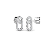 0.15ct Lab Diamond Round Cut Stud Earrings in 9K White Gold