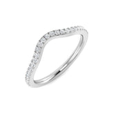 Diamond Tribg Wishbone Ring | 0.15ct | Hallmarked Gold & Platinum