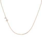 Diamond 1 Number Pendant 0.1ct Gold & Platinum Necklace (Without Chain)