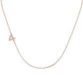 Diamond Number Pendant 0.1ct Gold & Platinum Necklace (Without Chain)