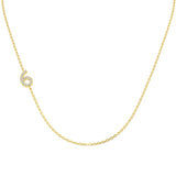 Brant Diamond Necklace 0.1ct Platinum Gold