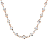 Diamond Necklace 16ct Lab & Natural Diamonds