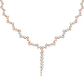 Diamond Y-Necklace 14.0ct Lab & Natural Diamonds in Gold & Platinum