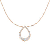 0.5ct Diamond Circle Pendant Necklace – Lab & Natural Diamonds
