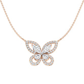 2.5ct Lab & Natural Diamond Necklace – Platinum