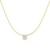 9ct Yellow Gold 1.1ct Lab Grown Diamond Solitaire Necklace