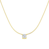 9ct Yellow Gold 1.1ct Lab Grown Diamond Solitaire Necklace