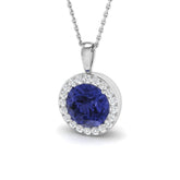 Focal Tanzanite Pendant 3ct Gold (Without Chain )