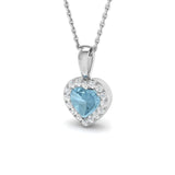 Fogey Aquamarine Pendant 0.75ct Gold (Without Chain )