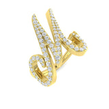 Diamond Bribgebb Initials Ring | 0.5ct | Hallmarked Gold & Platinum