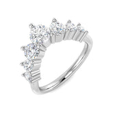 1.34Ct Lab Grown Diamond Ring in 9k White Gold | Ring Size - M
